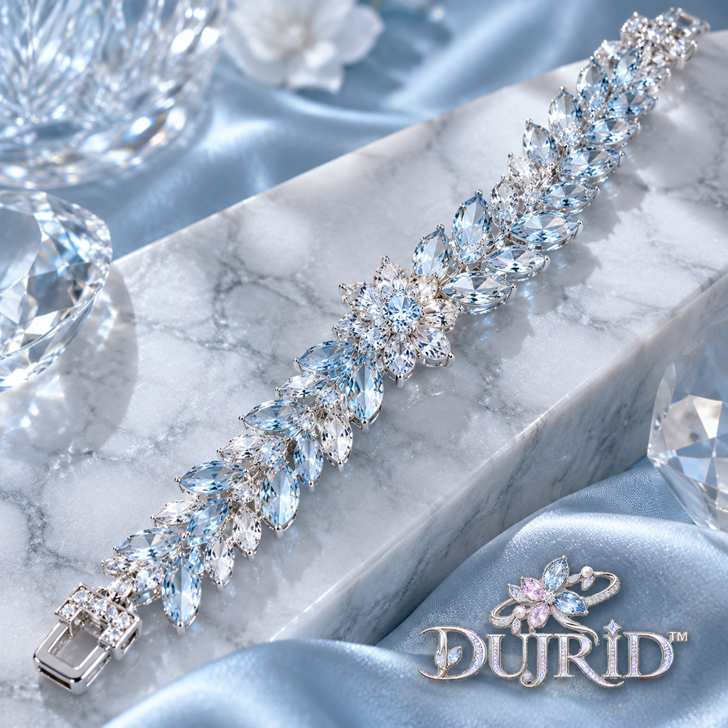 Frosted Branch Statement Bracelet