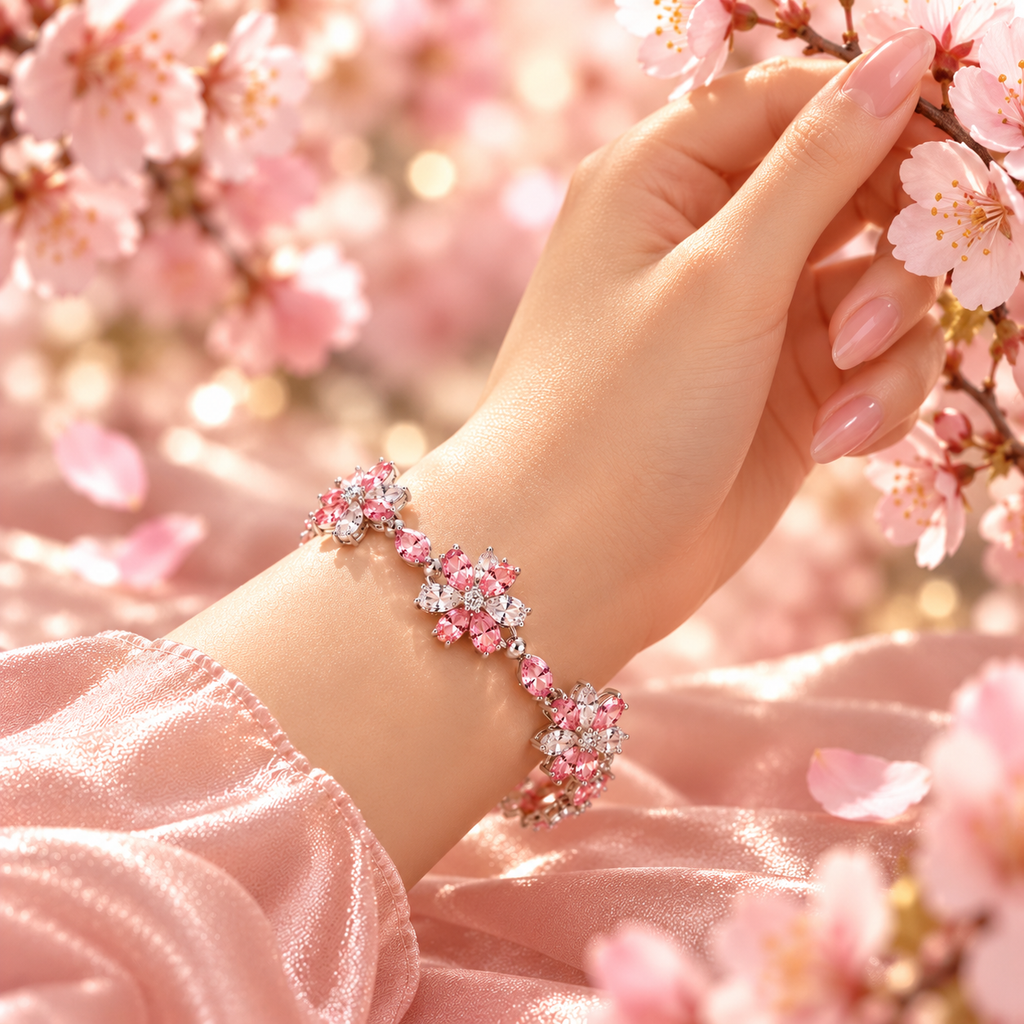 Rosé Fleur Bracelet