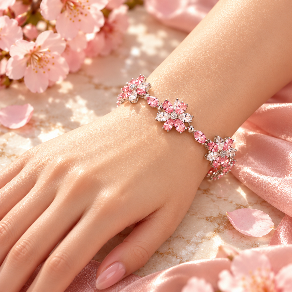 Rosé Fleur Bracelet