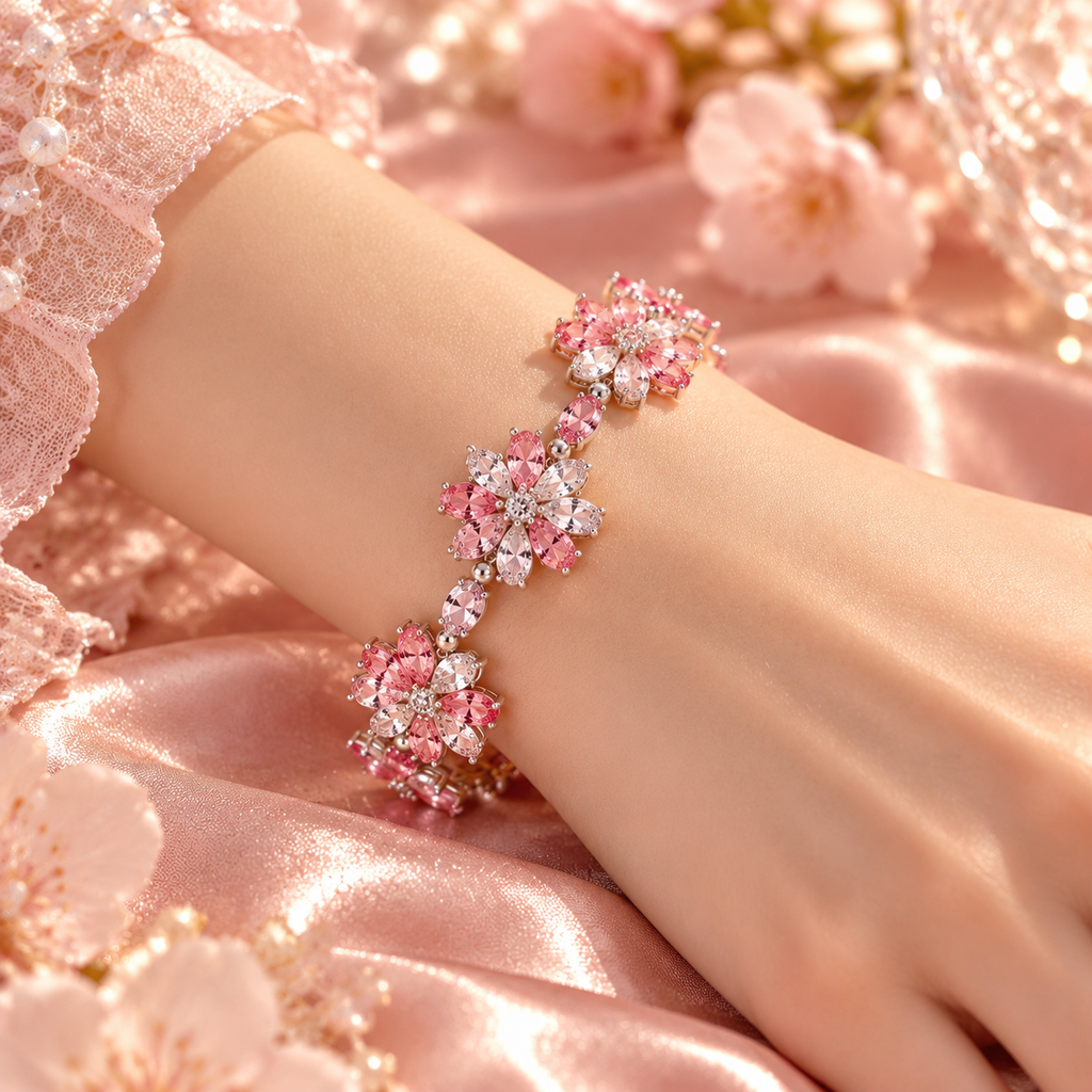Rosé Fleur Bracelet