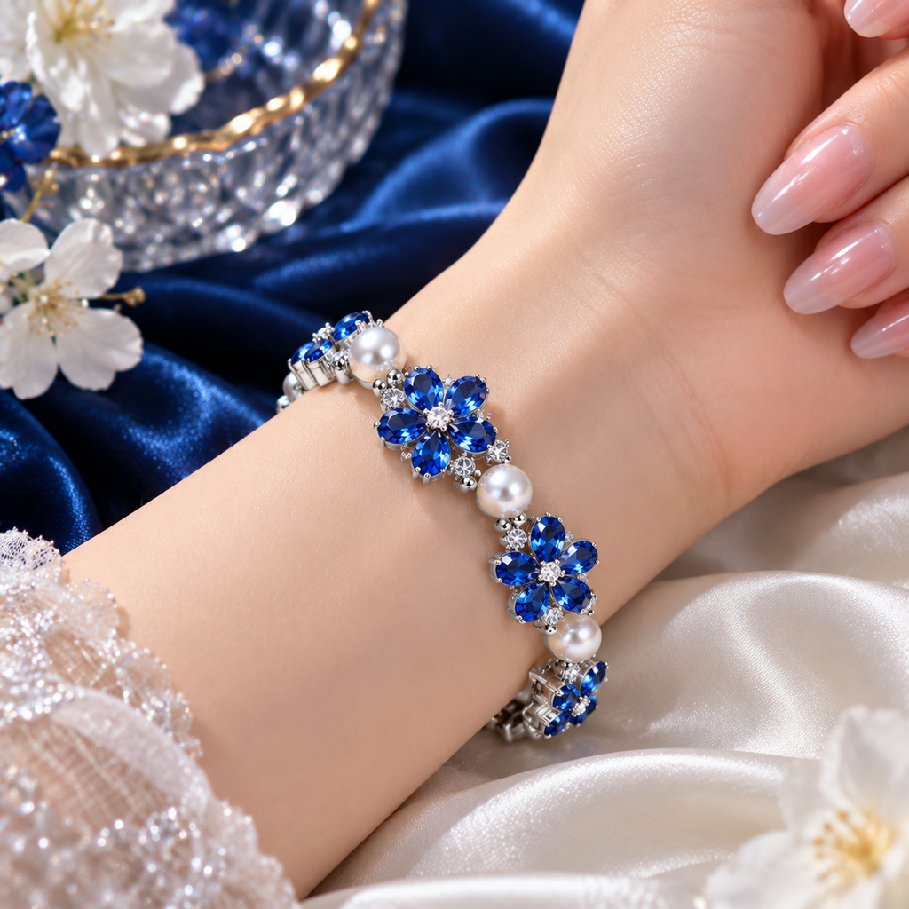 Sapphire Garden Bracelet
