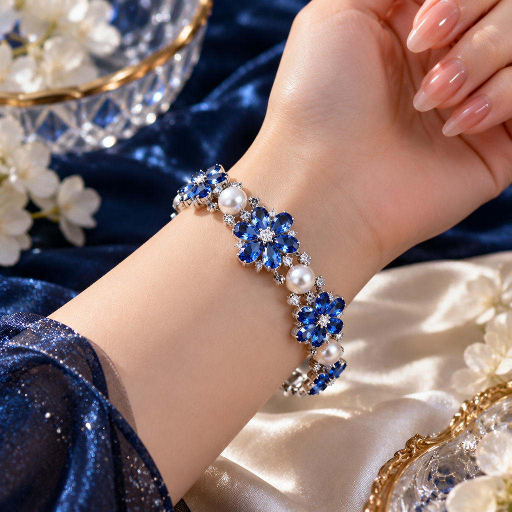 Sapphire Garden Bracelet
