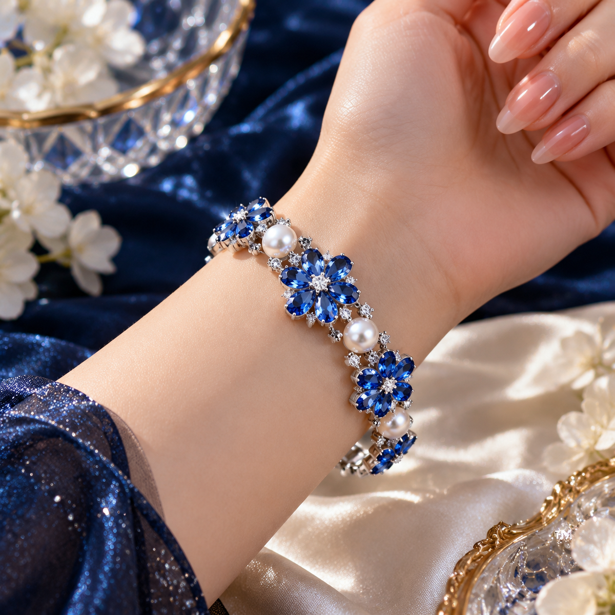 Sapphire Garden Bracelet