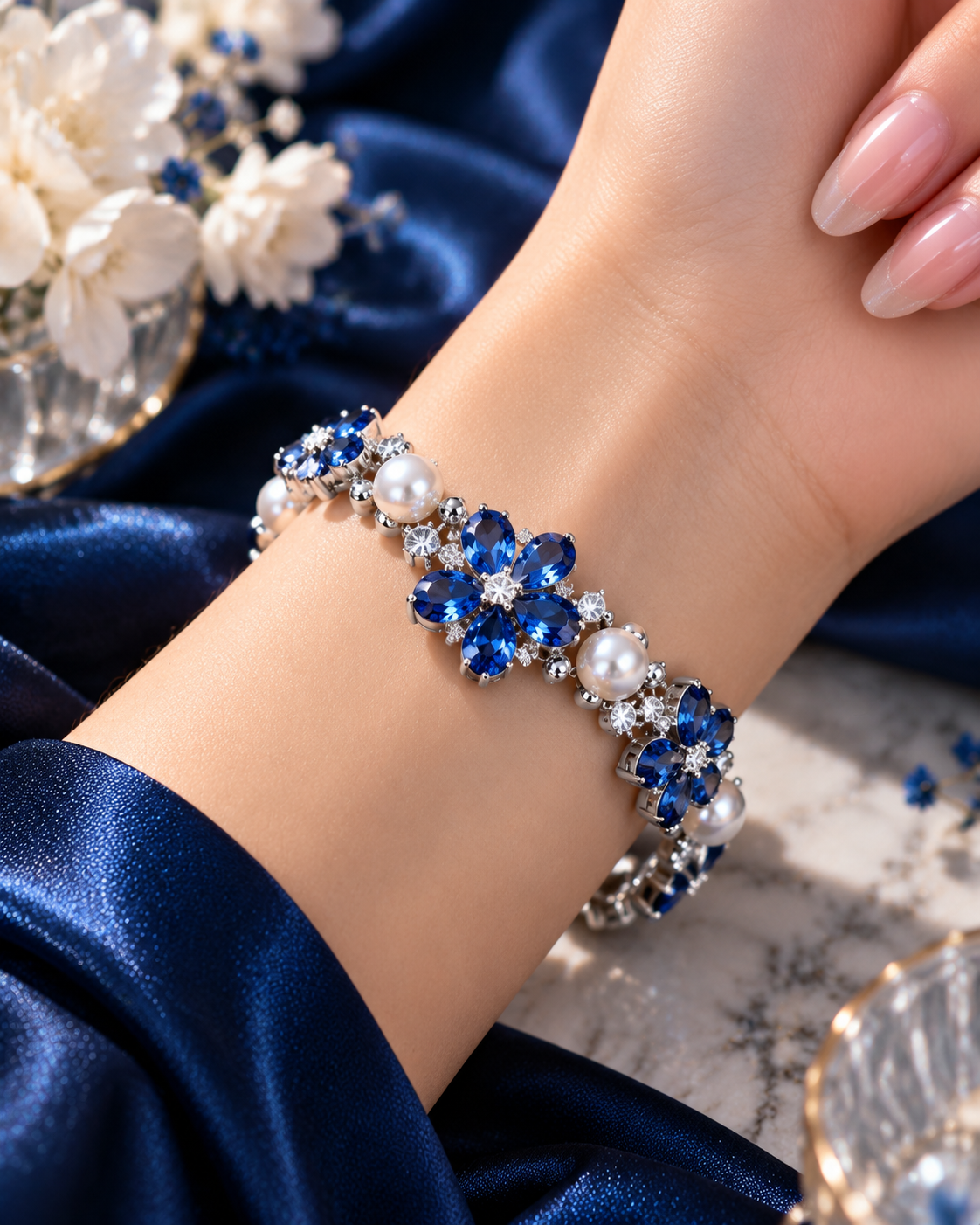 Sapphire Garden Bracelet