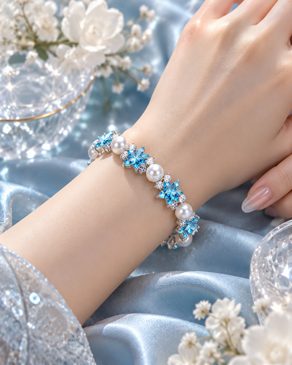 Starfall Blue Charm Bracelet